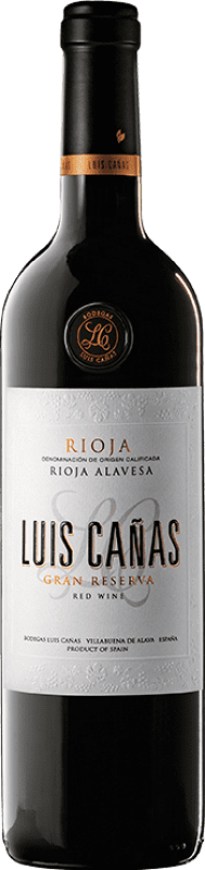Free Shipping | Red wine Luis Cañas Grand Reserve D.O.Ca. Rioja The Rioja Spain Tempranillo, Graciano 75 cl