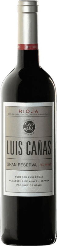 Free Shipping | Red wine Luis Cañas Grand Reserve D.O.Ca. Rioja The Rioja Spain Tempranillo, Graciano 75 cl