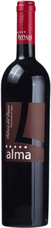 12,95 € Free Shipping | Red wine Lynus Alma López Crianza D.O. Ribera del Duero Castilla y León Spain Tempranillo Bottle 75 cl