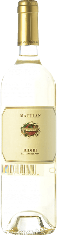 9,95 € Free Shipping | White wine Maculan Bidibi I.G.T. Veneto Veneto Italy Sauvignon, Friulano Bottle 75 cl