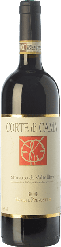 49,95 € | Red wine Mamete Prevostini Corte di Cama D.O.C.G. Sforzato di Valtellina Lombardia Italy Nebbiolo 75 cl