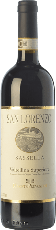 37,95 € | Красное вино Mamete Prevostini Sassella San Lorenzo D.O.C.G. Valtellina Superiore Ломбардии Италия Nebbiolo 75 cl