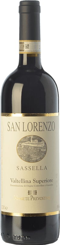 33,95 € Free Shipping | Red wine Mamete Prevostini Sassella San Lorenzo D.O.C. Valtellina