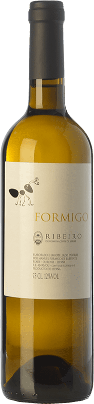 送料無料 | 白ワイン Formigo D.O. Ribeiro ガリシア スペイン Torrontés, Godello, Loureiro, Palomino Fino, Treixadura, Albariño 75 cl