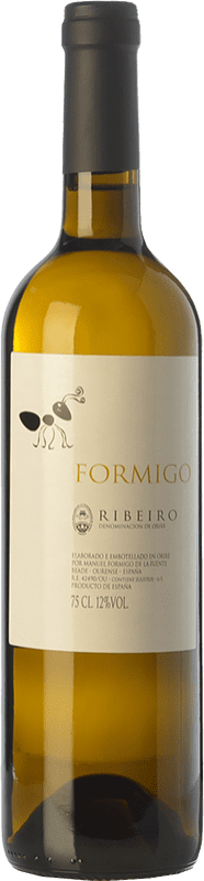 8,95 € | Vino blanco Formigo D.O. Ribeiro Galicia España Torrontés, Godello, Loureiro, Palomino Fino, Treixadura, Albariño 75 cl