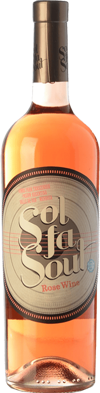 11,95 € Envío gratis | Vino rosado Pelleriti Sol Fa Soul Rosé I.G. Valle de Uco