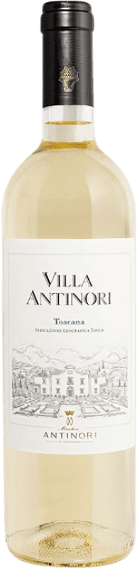 Бесплатная доставка | Белое вино Marchesi Antinori Villa Antinori Bianco Молодой I.G.T. Toscana Тоскана Италия Maturana Tinta, Trebbiano, Pinot Grey, Pinot White, Riesling Renano 75 cl