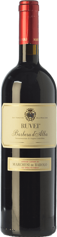 15,95 € | Красное вино Marchesi di Barolo Ruvei D.O.C. Barbera d'Alba Пьемонте Италия Barbera 75 cl