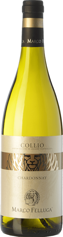 17,95 € Free Shipping | White wine Marco Felluga D.O.C. Collio Goriziano-Collio Friuli-Venezia Giulia Italy Chardonnay Bottle 75 cl