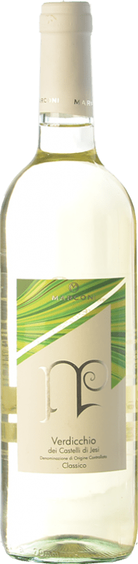 Free Shipping | White wine Marconi Classico D.O.C. Verdicchio dei Castelli di Jesi Marche Italy Verdicchio 75 cl
