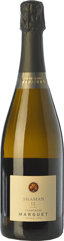 Kostenloser Versand | Weißer Sekt Marguet Shaman Grand Cru A.O.C. Champagne Champagner Frankreich Spätburgunder, Chardonnay 75 cl