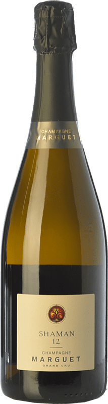 Free Shipping | White sparkling Marguet Shaman Grand Cru A.O.C. Champagne Champagne France Pinot Black, Chardonnay 75 cl