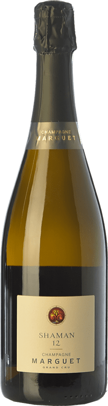Free Shipping | White sparkling Marguet Shaman Grand Cru A.O.C. Champagne Champagne France Pinot Black, Chardonnay Organic 75 cl