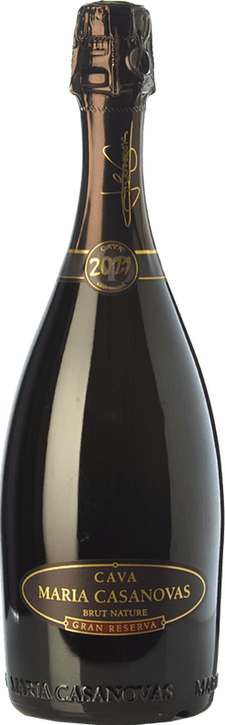 Envoi gratuit | Blanc mousseux Maria Casanovas Brut Nature Grande Réserve D.O. Cava Catalogne Espagne Macabeo, Xarel·lo, Parellada 75 cl