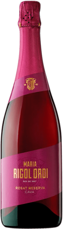 Envio grátis | Espumante rosé María Rigol Ordi Rosat Reserva D.O. Cava Catalunha Espanha Monastrell, Trepat 75 cl