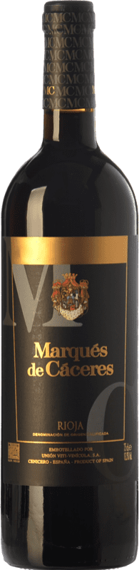 21,95 € | Red wine Marqués de Cáceres Grand Reserve D.O.Ca. Rioja The Rioja Spain Tempranillo, Grenache, Graciano 75 cl