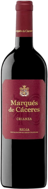 Бесплатная доставка | Красное вино Marqués de Cáceres Crianza — Крианса D.O.Ca. Rioja Ла-Риоха Испания Tempranillo — Темпранильо, Garnacha — Гренаш, Graciano — Грасиано 75 cl