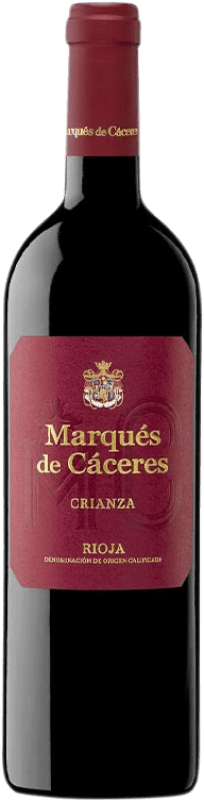 8,95 € Free Shipping | Red wine Marqués de Cáceres Crianza D.O.Ca. Rioja The Rioja Spain Tempranillo, Grenache, Graciano Bottle 75 cl