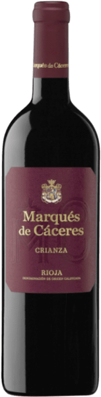 Бесплатная доставка | Красное вино Marqués de Cáceres Crianza — Крианса D.O.Ca. Rioja Ла-Риоха Испания Tempranillo — Темпранильо, Garnacha — Гренаш, Graciano — Грасиано Бутылка Магнум 1,5 L