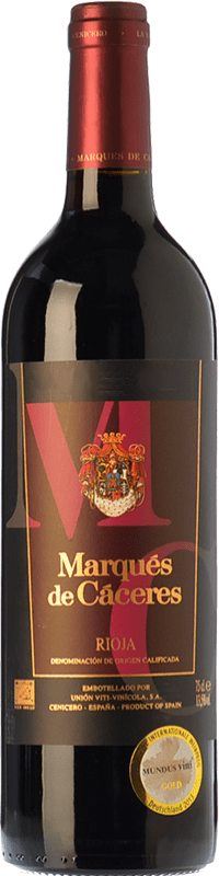 31,95 € | Red wine Marqués de Cáceres Reserve D.O.Ca. Rioja The Rioja Spain Tempranillo, Grenache, Graciano Magnum Bottle 1,5 L