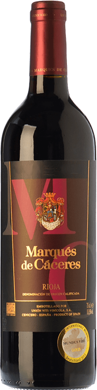 37,95 € Бесплатная доставка | Красное вино Marqués de Cáceres Резерва D.O.Ca. Rioja Бутылка Магнум 1,5 L