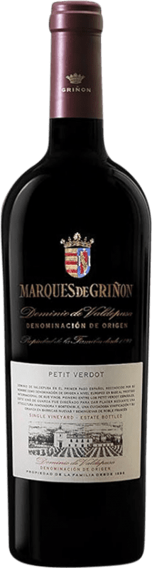 Red wine Marqués de Griñón Crianza 2013 D.O.P. Vino de Pago Dominio de Valdepusa Castilla la Mancha Spain Petit Verdot Bottle 75 cl