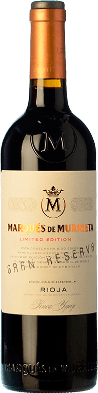 62,95 € | 赤ワイン Marqués de Murrieta グランド・リザーブ D.O.Ca. Rioja ラ・リオハ スペイン Tempranillo, Grenache, Graciano, Mazuelo 75 cl