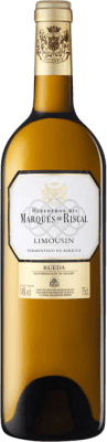 Envío gratis | Vino Blanco Marqués de Riscal Limousin Crianza D.O. Rueda Castilla y León España Verdejo 75 cl