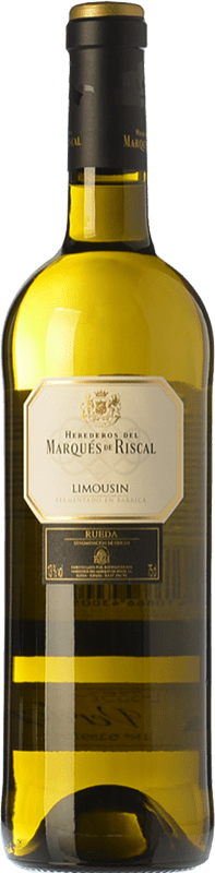 18,95 € | 白酒 Marqués de Riscal Limousin 岁 D.O. Rueda 卡斯蒂利亚莱昂 西班牙 Verdejo 75 cl