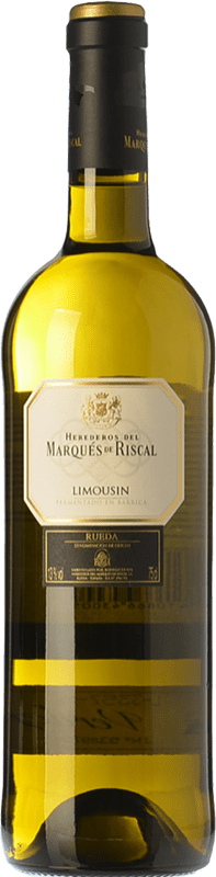 Free Shipping | White Wine Marqués de Riscal Limousin Crianza — Aged D.O. Rueda Castilla y León Spain Verdejo 75 cl Free Shipping | White Wine Marqués de Riscal Limousin Crianza — Aged D.O. Rueda Castilla y León Spain Verdejo 75 cl