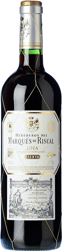 15,95 € Free Shipping | Red wine Marqués de Riscal Reserva D.O.Ca. Rioja The Rioja Spain Tempranillo, Graciano, Mazuelo Bottle 75 cl