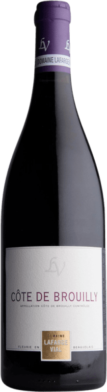 Бесплатная доставка | Красное вино Lafarge-Vial A.O.C. Côte de Brouilly Beaujolais Франция Gamay 75 cl