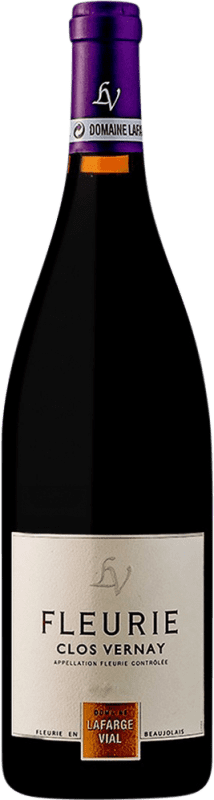 Free Shipping | Red wine Lafarge-Vial Clos Vernay A.O.C. Fleurie Beaujolais France Gamay 75 cl