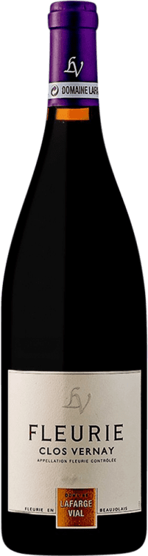 Kostenloser Versand | Rotwein Lafarge-Vial Clos Vernay A.O.C. Fleurie Beaujolais Frankreich Gamay Ökologisch 75 cl