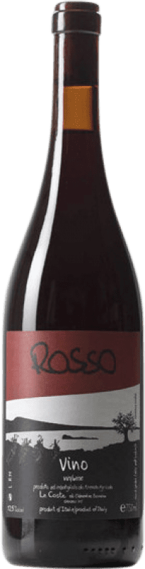 Free Shipping | Red wine Le Coste Rosso I.G. Vino da Tavola Lazio Italy Sangiovese, Cannonau, Colorino, Ciliegiolo 75 cl