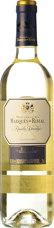 10,95 € | 白酒 Marqués de Riscal D.O. Rueda 卡斯蒂利亚莱昂 西班牙 Verdejo 75 cl