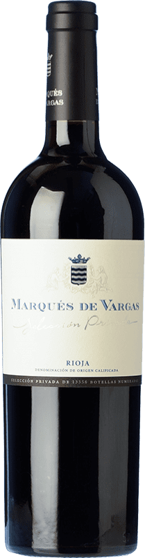 Kostenloser Versand | Rotwein Marqués de Vargas Privada Reserve D.O.Ca. Rioja La Rioja Spanien Tempranillo, Grenache, Mazuelo 75 cl