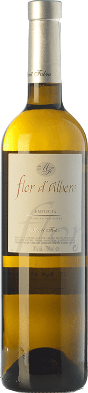 11,95 € | Vin blanc Martí Fabra Flor d'Albera Crianza D.O. Empordà Catalogne Espagne Muscat Petit Grain 75 cl