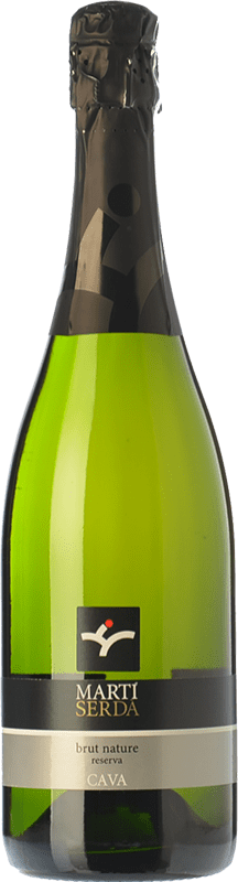 9,95 € | 白スパークリングワイン Martí Serdà ブルットの自然 予約 D.O. Cava カタロニア スペイン Macabeo, Xarel·lo, Parellada 75 cl