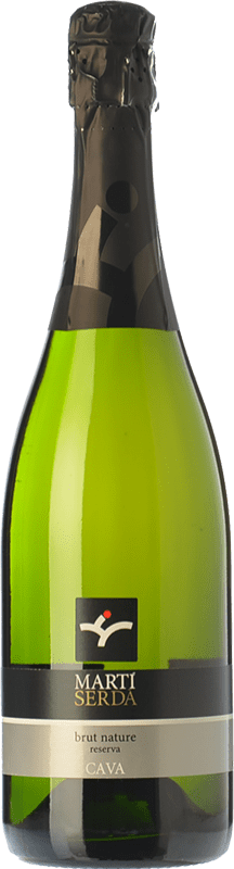 8,95 € Free Shipping | White Sparkling Wine Martí Serdà Brut Nature Reserve D.O. Cava