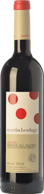 5,95 € Бесплатная доставка | Красное вино Martín Berdugo молодое D.O. Ribera del Duero
