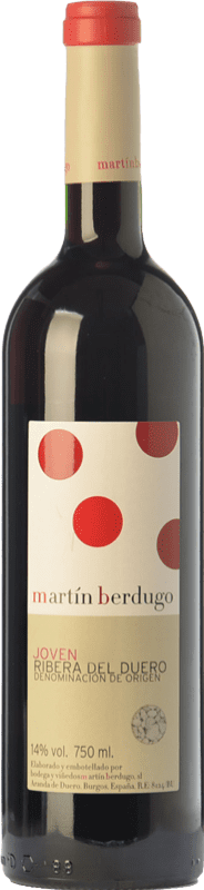 11,95 € Бесплатная доставка | Красное вино Martín Berdugo Молодой D.O. Ribera del Duero