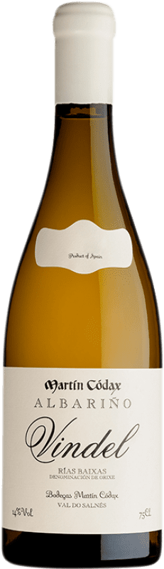 56,95 € 免费送货 | 白酒 Martín Códax Vindel 岁 D.O. Rías Baixas