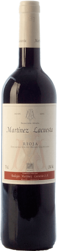 13,95 € | Red wine Martínez Lacuesta Reserva D.O.Ca. Rioja The Rioja Spain Tempranillo, Graciano, Mazuelo Bottle 75 cl
