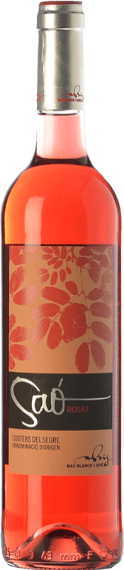 9,95 € | 玫瑰酒 Blanch i Jové Saó Rosat D.O. Costers del Segre 加泰罗尼亚 西班牙 Syrah, Grenache 75 cl