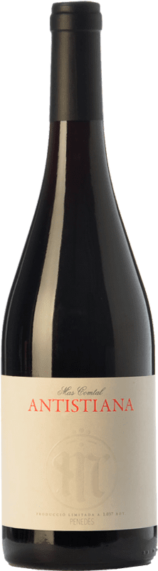 13,95 € Free Shipping | Red wine Mas Comtal Antistiana Crianza D.O. Penedès Catalonia Spain Merlot Bottle 75 cl
