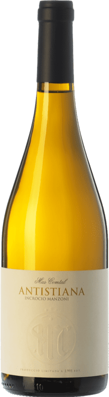 12,95 € Spedizione Gratuita | Vino bianco Mas Comtal Antistiana Incrocio Manzoni D.O. Penedès Biologico