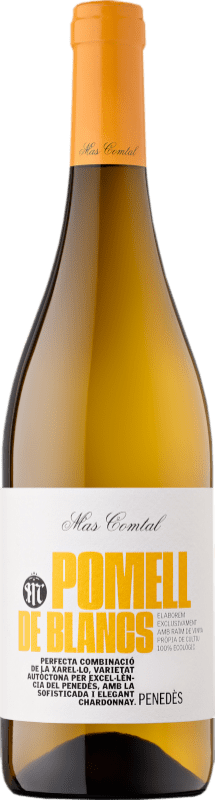 16,95 € Spedizione Gratuita | Vino bianco Mas Comtal Pomell de Blancs D.O. Penedès Biologico