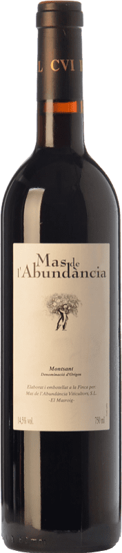 19,95 € | Red wine Mas de l'Abundància Aged D.O. Montsant Catalonia Spain Grenache, Cabernet Sauvignon, Carignan Bottle 75 cl