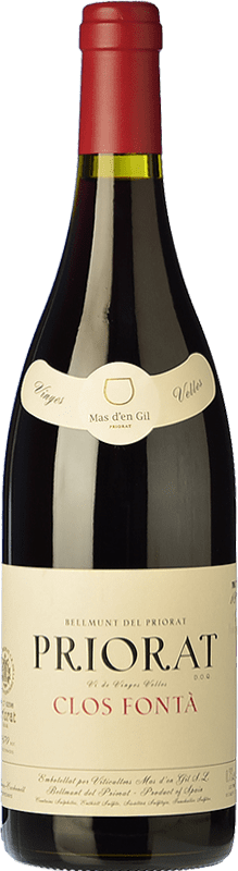 63,95 € Free Shipping | Red wine Mas d'en Gil Clos Fontà Crianza D.O.Ca. Priorat Catalonia Spain Grenache, Cabernet Sauvignon, Carignan, Grenache Hairy Bottle 75 cl